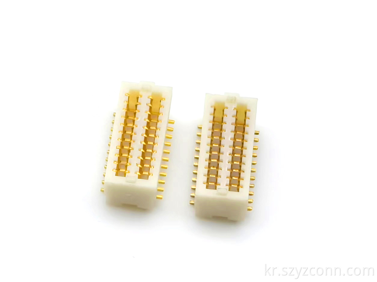 0.8mm 피치 보드-보드 커넥터 암 0.8mm Pitch Board to Board Connector Female